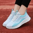 thumbnail image 2 of NOKIO Womens Slip On Sneakers Women Walking Tennis Shoes Lightweight Casual Sneakers for Gym Travel Work Women's Leisure Lace Up Travel Soft Sole Comfortable Mesh Shoes Sports Breathable Sneakers, 2 of 8