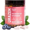 thumbnail image 1 of Probióticos Mujer | Con Lactobacillus + Prebióticos + Inulina | Probioticos Vaginales para la salud Flora Íntima y pH | Formula Natural Libre de Quimicos | Health Hack Urazen - 60 Cápsulas, 1 of 1