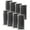 Brushed Nickel, variant on Greater Grates Floor Register 4x10 Floral Textured Black 1 Pack