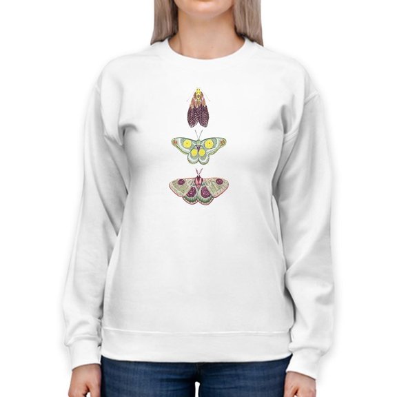 Moth Fairies I Sweatshirt Women -Grace Popp Designs, Female 3X-Large