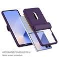 thumbnail image 6 of Allytech Case for Samsung Galaxy Z Flip 7 with Hinge Protection [Card Slot] - Ultra Thin Automatic Hinged Hard PC Shockproof Anti-Scratch Full Body Protective Case - Darkpurple, 6 of 6