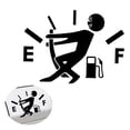 thumbnail image 5 of Etiquetas engomadas divertidas del coche Medidor de combustible Calcomanía vacía Alto consumo de gas yeacher Pegatinas, 5 of 5