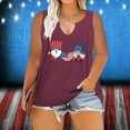 thumbnail image 2 of Birdeem Débardeur d'Été Oversize pour Femmes, Imprimé, à Col en V, Sans Manches, T-Shirt, Hauts Grande Taille, 2 of 7