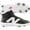 Black/White, variant on New Balance Mens FuelCell 4040v7 Mid Metal Baseball Cleat Black/White 7.5