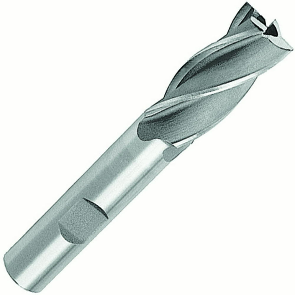 5/8" x 1/2" Shank 4F HSS Single End Mill