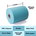 thumbnail image 3 of Craft And Party- Light Blue 6" x 200 yards Tulle Roll Fabric Spool - Tutu Wedding Gift Craft Bow Decoration, 3 of 5