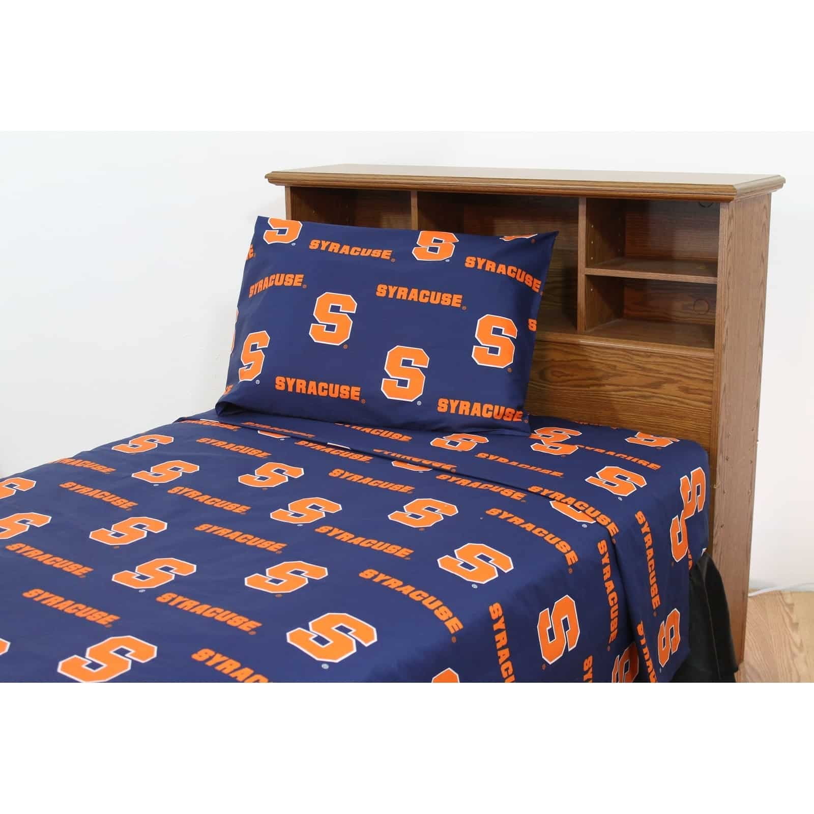Syracuse Orange 100% Cotton Sheet Set Twin XL