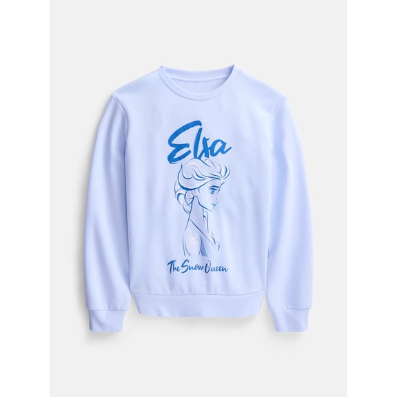 Frozen Girls The Snow Queen Graphic Sweatshirt, Sizes 4-16
