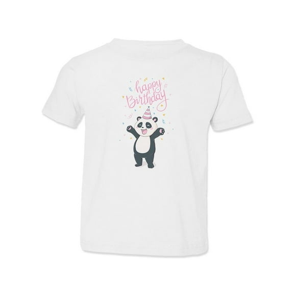 Happy Birthray With Cute Panda T-Shirt Toddler -Image by Shutterstock,  2 Toddler