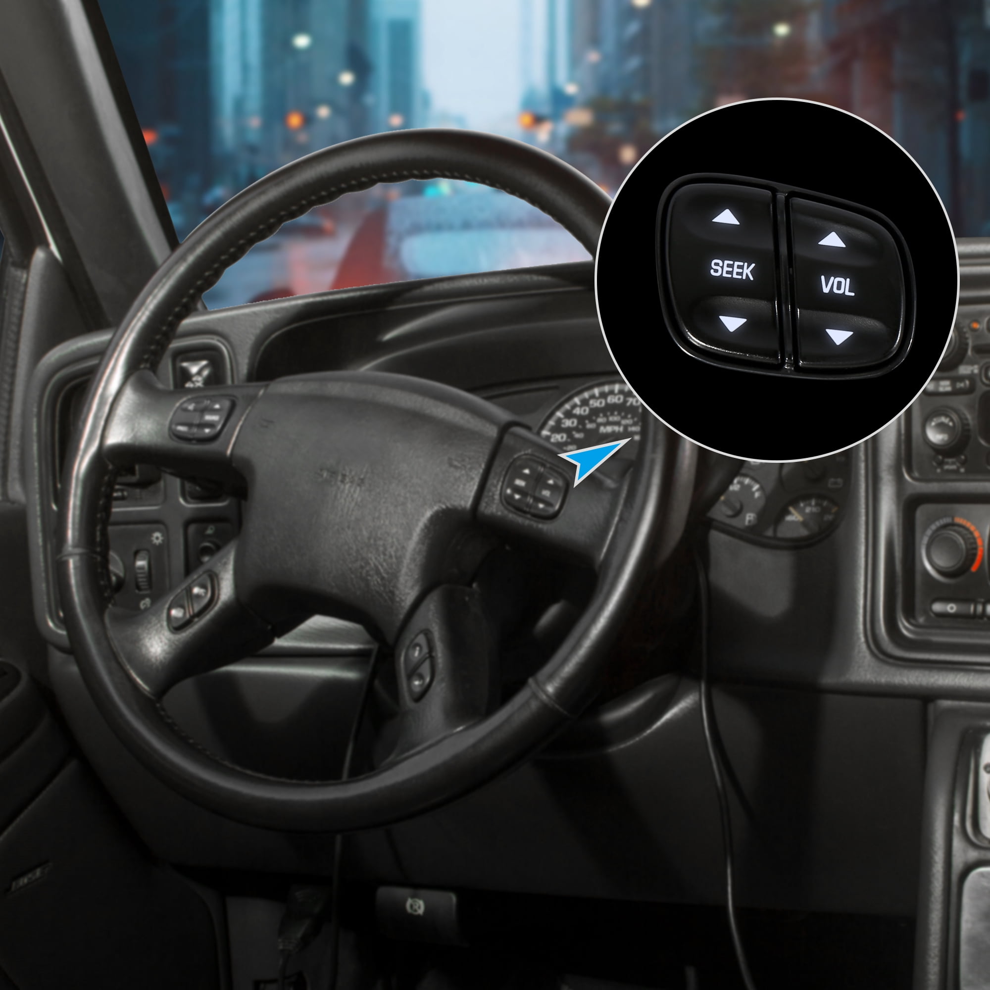 1999443 Steering Wheel Switch Control Buttons Radio Volume Seek for Chevy Tahoe