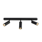 3-Track Lighting Fixtures Ceiling Led Lights, Modern Ceiling Spot Lights Fixtures Flexibly Rotatable Light Head, for Kitchen, Bedroom, Dining Room, Offices, Hallways