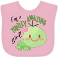 thumbnail image 3 of Inktastic Im a Turtle-ly Amazing Girl Cute Turtle Girls Baby Bib, 3 of 4
