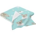 thumbnail image 2 of Cute Koala Stars Clouds Premium Cotton Towel Set,Ultra Soft & Highly Absorbent Quick Dry Towels for Bathroom Pool Gym Spa Wash cloth, 2 of 7