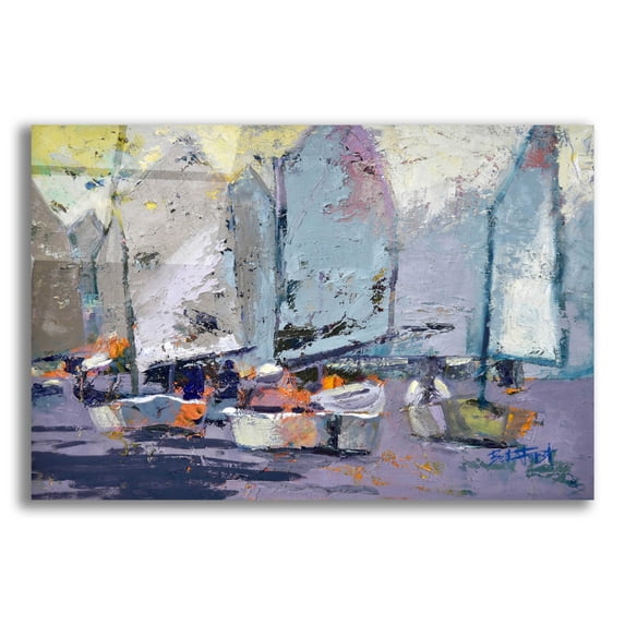 Epic Art 'Lemon Snickety' by Beth Forst, Acrylic Glass Wall Art, 24"x16"
