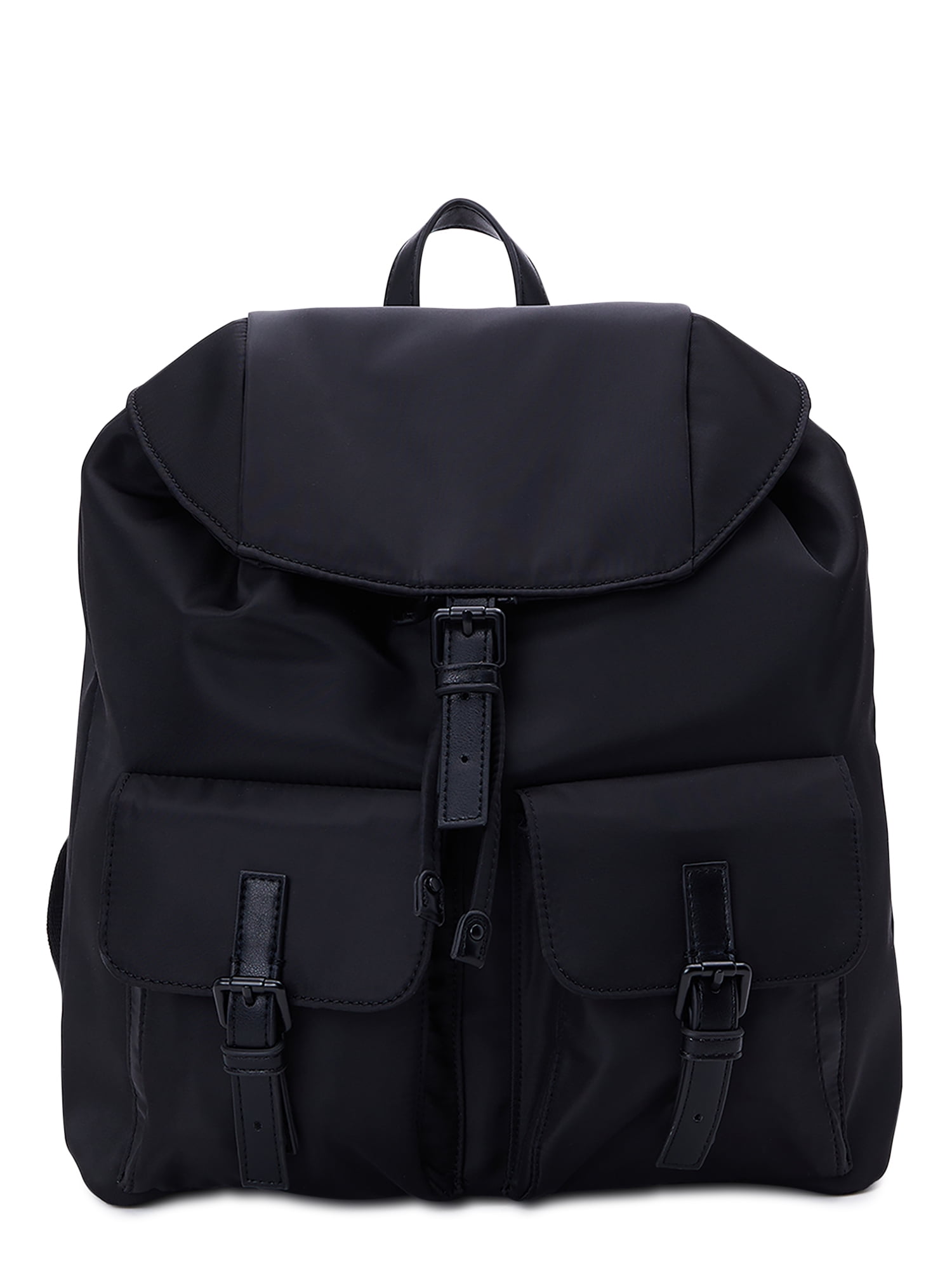 Time and Tru Women's Vanessa Backpack, Black