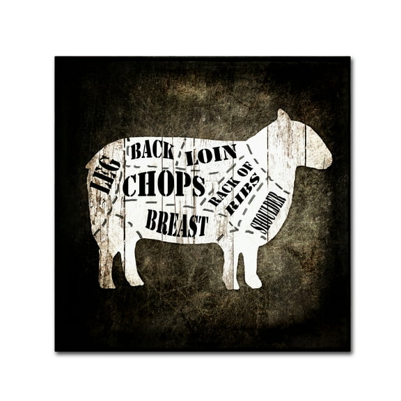 Trademark Fine Art 'Butcher Shop IV' Canvas Art by LightBoxJournal