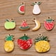 thumbnail image 2 of Accesorios de joyería de aleación KC colgante de aceite de gota de oro 10 frutas plátano manzana piña sandía, 2 of 6