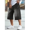 thumbnail image 4 of GINGTTO Men's Baggy Loose Fit Below Knee Denim Shorts, 4 of 8