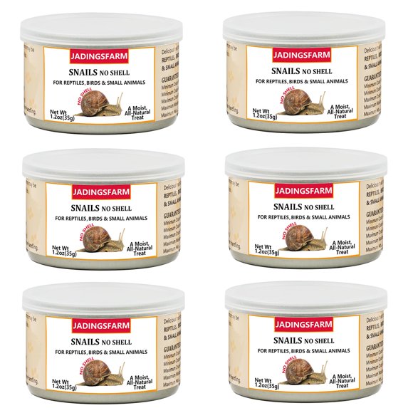 JADINGSFARM Caracoles 6 unidades 205 g, premio alto en proteína
