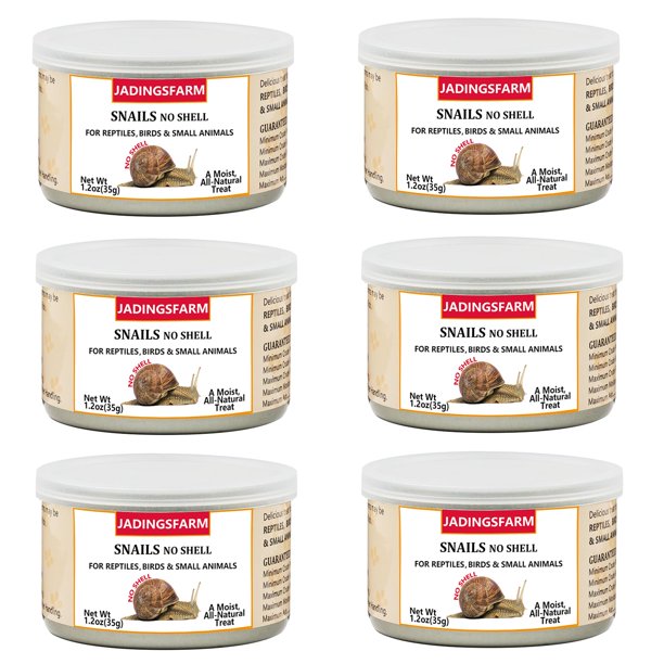 JADINGSFARM Caracoles 6 unidades 205 g, premio alto en proteína