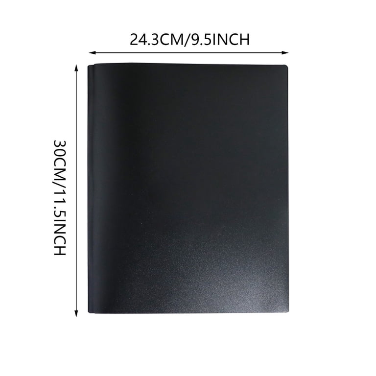 1 Pack 2 Pocket Folders 3 Prong Folders, Colored Plastic Poly
