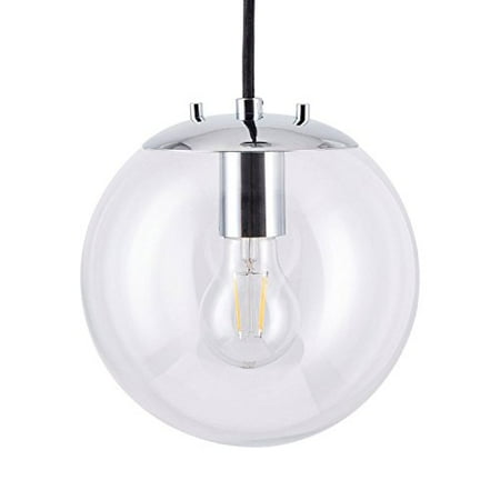 Sferra LED Industrial Kitchen Pendant Light – Chrome Fixture - Linea di Liara LL-P201-PC