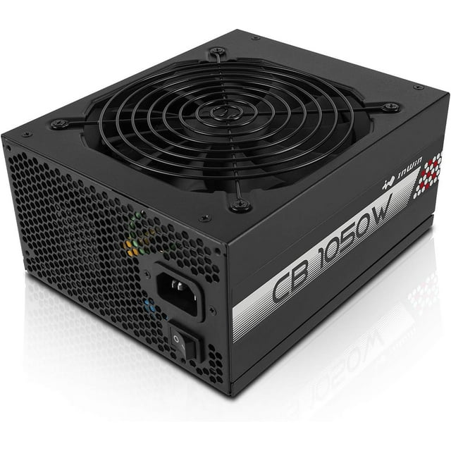 Neuf - InWin CB 1050W Série Basique Classique Alimentation Entièrement Modulaire 1050 Watts 80+ Certifié Platine, Noir