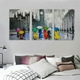 thumbnail image 3 of Gray Poster Canvas Oil Painting Painting Background Colorful Umbrellas Canvas Painting Posters And Prints Wall Art Pictures for Living Room Bedroom Decor, 3 of 4