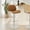 Camel/Oak, variant on Brock Adjustable Swivel Vintage Dark Brown Curved Back Wood Bar Stool with Faux Leather Seat