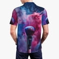 thumbnail image 6 of Salouo Color Explosion Makeup Brush for Men's Short Sleeve Polo Shirts,Polo Shirts for Men Performance Short Sleeve Golf Shirt Athletic Casual Collared T-Shirt-Medium, 6 of 8