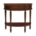 thumbnail image 3 of Butler Specialty Company Mozart Table de Console Demi-Lune Faite à la Main - Brun Cerise, 3 of 8