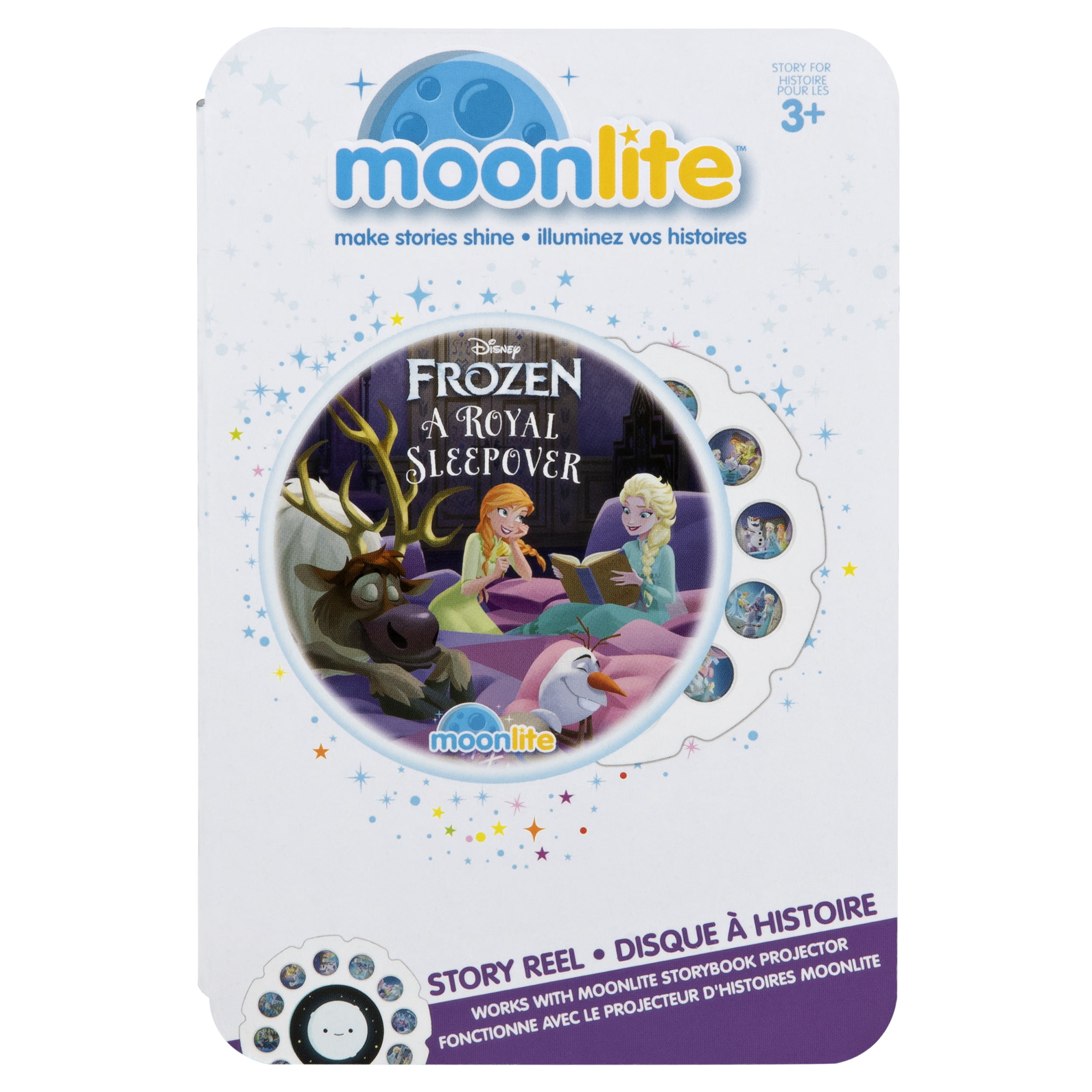 Moonlite Storytime Disney Frozen a Royal Sleepover Story Reel, Early  Reading Learning for Ages 1 to 4 