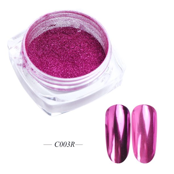 Polvo de Hada de uñas cromadas blancas, purpurina iridiscente, pigmento tipo espejo Aurora, arte holográfico para uñas, accesorios para manicura NFX01