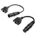 thumbnail image 1 of 1 Pair XLR 3Pin to RJ45 Female Adapter RJ45 to XLR Connector Extension Cable for -CON Controller Series, 1 of 5