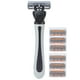 thumbnail image 1 of Maquinilla de afeitar portátil de seis hojas de acero inoxidable para hombres, 1 of 10