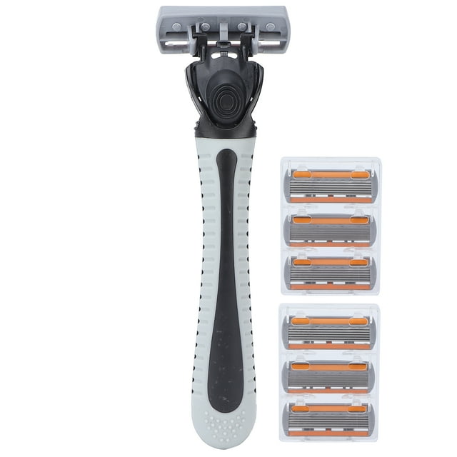 Maquinilla de afeitar portátil de seis hojas de acero inoxidable para hombres