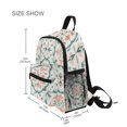 thumbnail image 3 of FORMRS School Backpack with Front Zippered Pocket 12" Student Travel Daypack, Green Geometric Pattern, 3 of 6