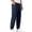 Navy, variant on Cargo Pants for Men Drawstring Elastic Waist Loose Jogger Pants Fall Winter Athleisure Outdoor Trousers with Muti Pockets(3X-Large,Navy)