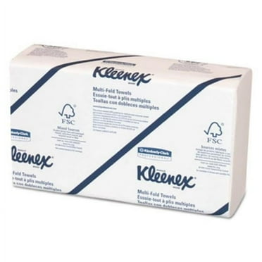 Kleenex KCC02046 9.2 x 9.4 in. Convenience Multi-Fold Paper Towels, White - 150 Per Pack