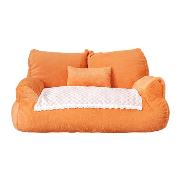 Sofá para mascotas, sofá cama con cojín, perrera, suministros modernos para mascotas, sofá cama antideslizante, tumbona para gatos de interior, perros pequeños y cachorros XL