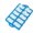 Blue, variant on Lynono Co.,Ltd 10 Cavity Flexible elastomer Treat Former For Handcrafted Items And Cold Items