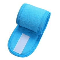 TEAJOPSUU Wide Headbands for Women Elastic Hair Bands Stretchy Sweatbands Hair Bands Soft Sports Head Bands Non-Slip Makeup Head Warps Bath Head Bands Blue