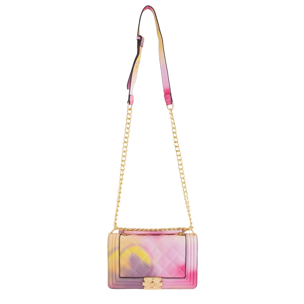 cece medium tie dye leather shoulder bag