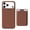 Brown, variant on For iPhone 15 Pro Phone Case,Magnetic Detachable Card Holder,Support For Mag-Safe,Tech Fabric PU Leather Back Design,Ultra Slim Shockproof Non-Slip Protection Durable Phone Case,Brown