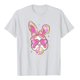 thumbnail image 4 of Tops de Manga Corta de Verano para las Mujeres Imprimir Blusa de Cuello Redondo, Moda Ligera de Poliéster Spandex, 4 of 7
