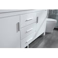thumbnail image 6 of Design Element Washington 72" Double Sink Bathroom Vanity Set in White, 6 of 7