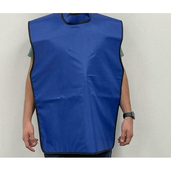 X-Ray Protective Clothing Apron With Collar For Adults Color Blue 1/bx