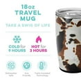 thumbnail image 2 of Swig Life 18oz Travel Mug | Insulated Stainless Steel Tumbler with Handle | Hayride, 2 of 6