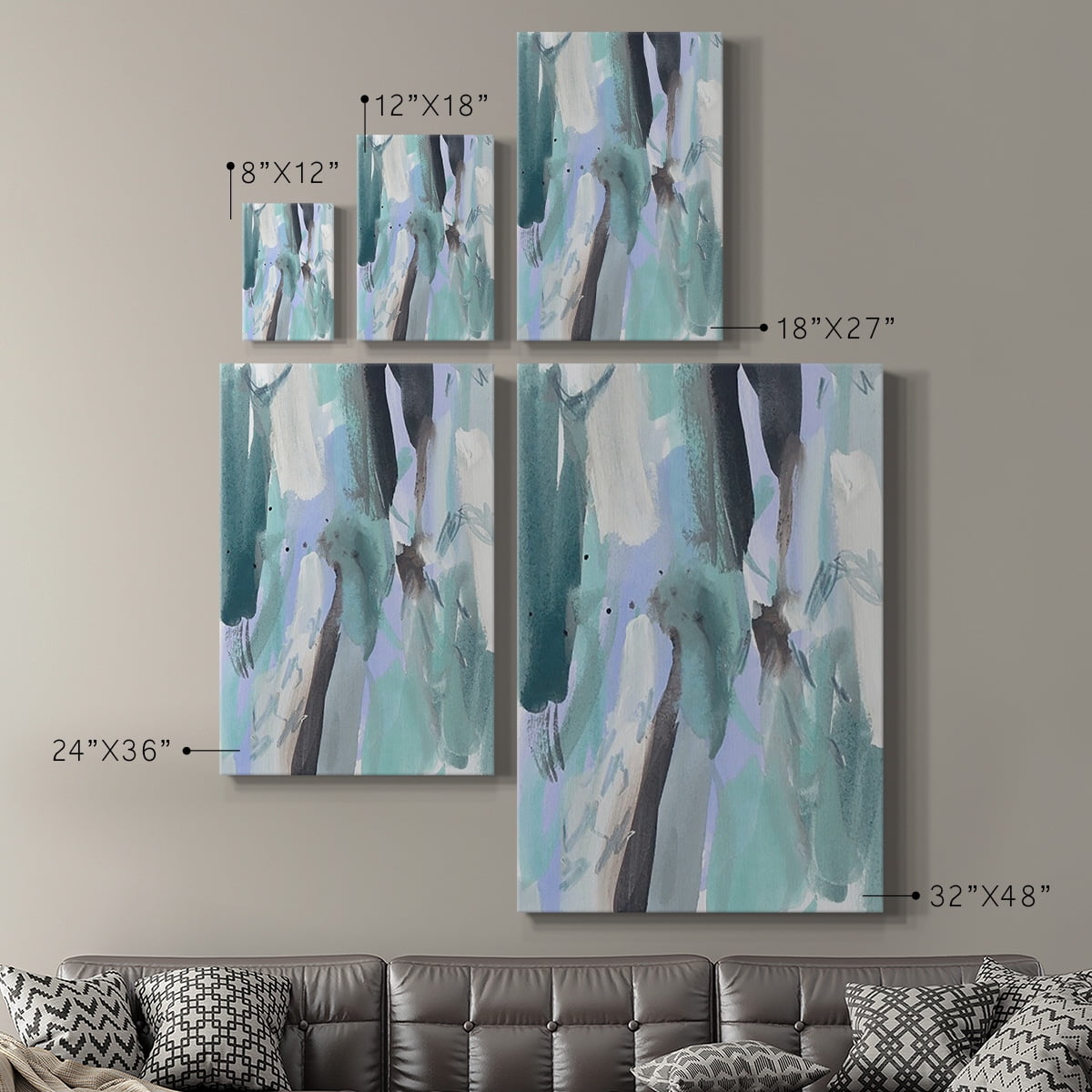 Ocean Crush VI Premium Gallery Wrapped Canvas - Ready to Hang