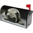 thumbnail image 2 of Pug Dog Mailbox Cover Mailbox Wraps, Waterproof Mailbox Covers Magnetic Post Box Cover Standard Size 21"(L) X 18"(W) Garden Yard Outside Farmhouse Home Decor, 2 of 6